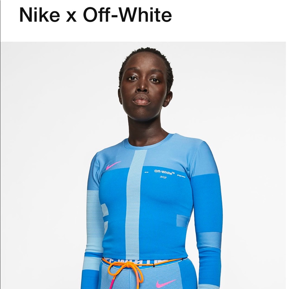 nike x off white running top